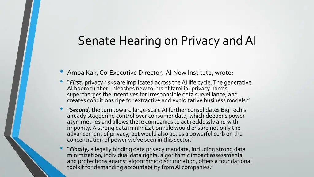 senate hearing on privacy and ai 2