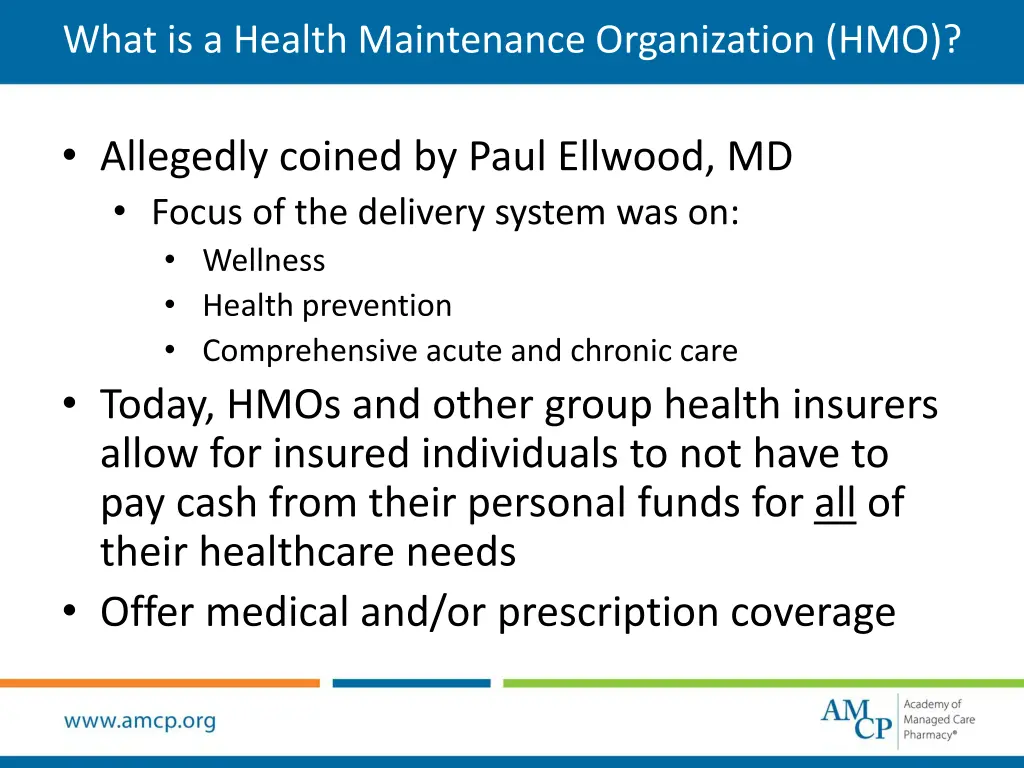 what is a health maintenance organization hmo
