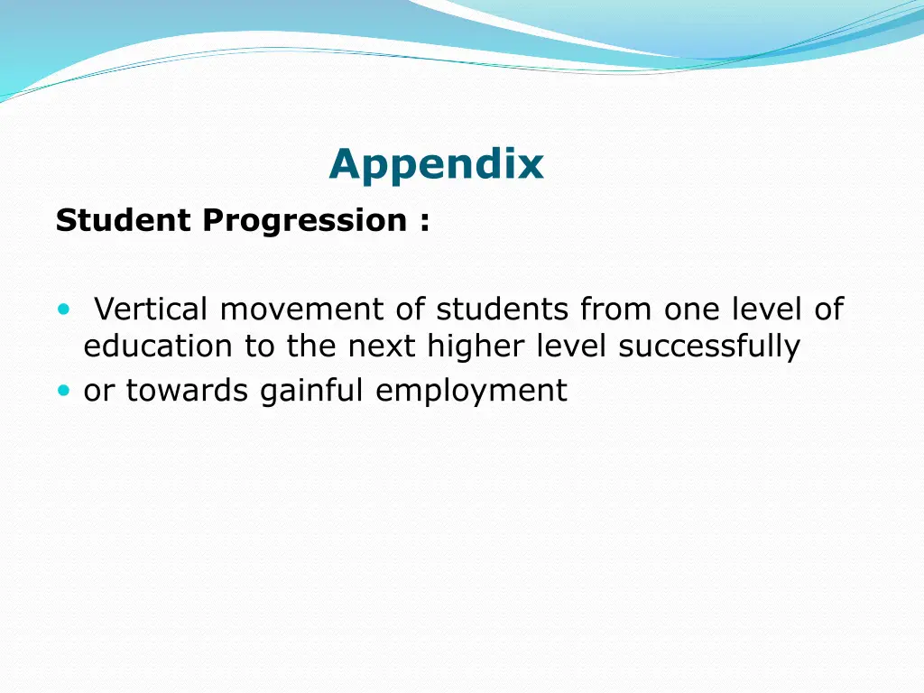 appendix 1