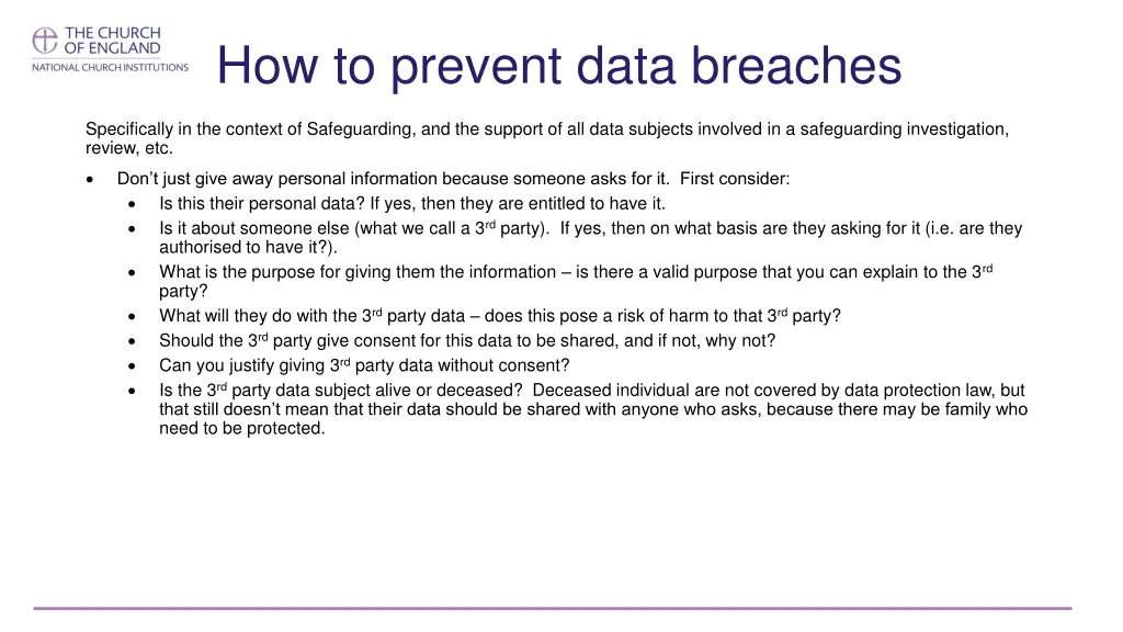 how to prevent data breaches