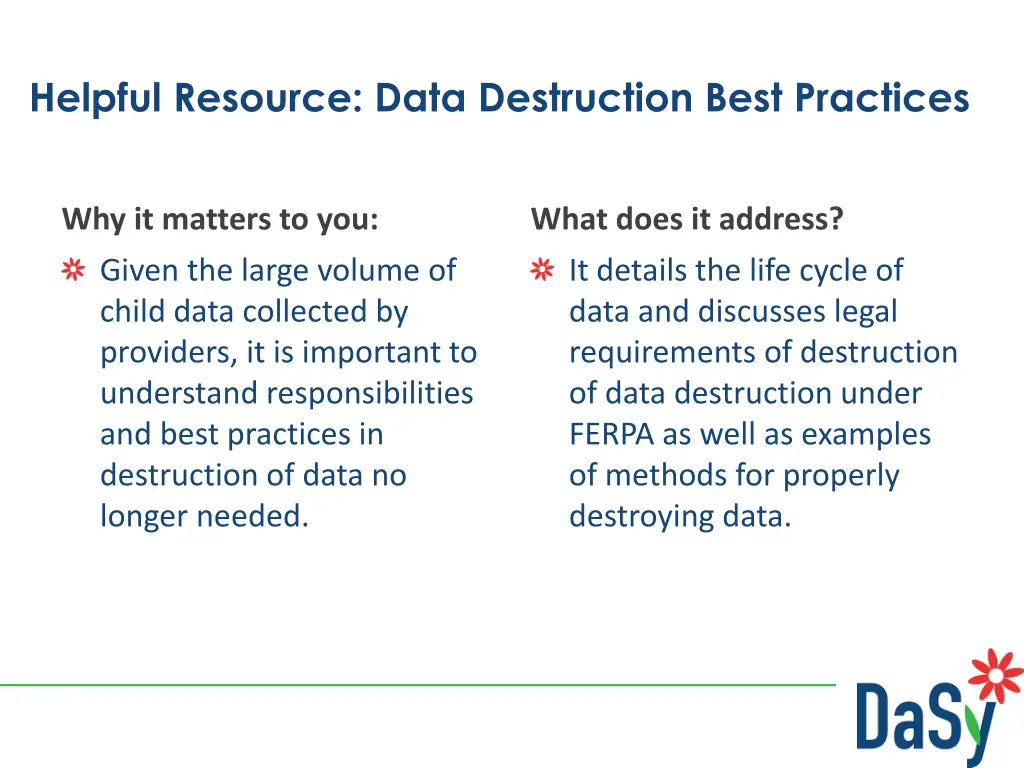 helpful resource data destruction best practices