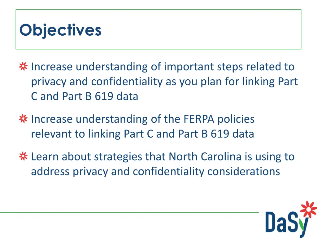 objectives