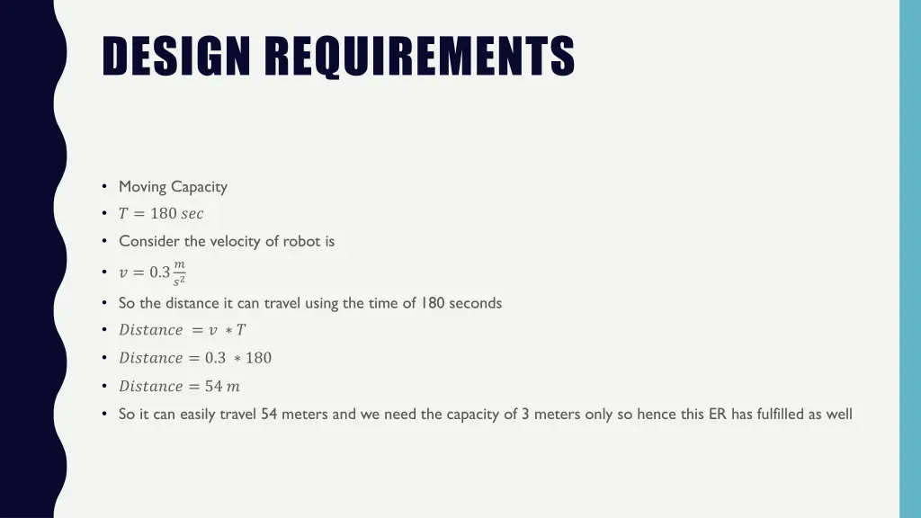 design requirements 5