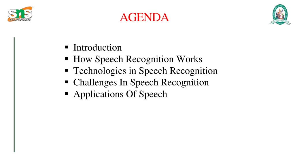 agenda