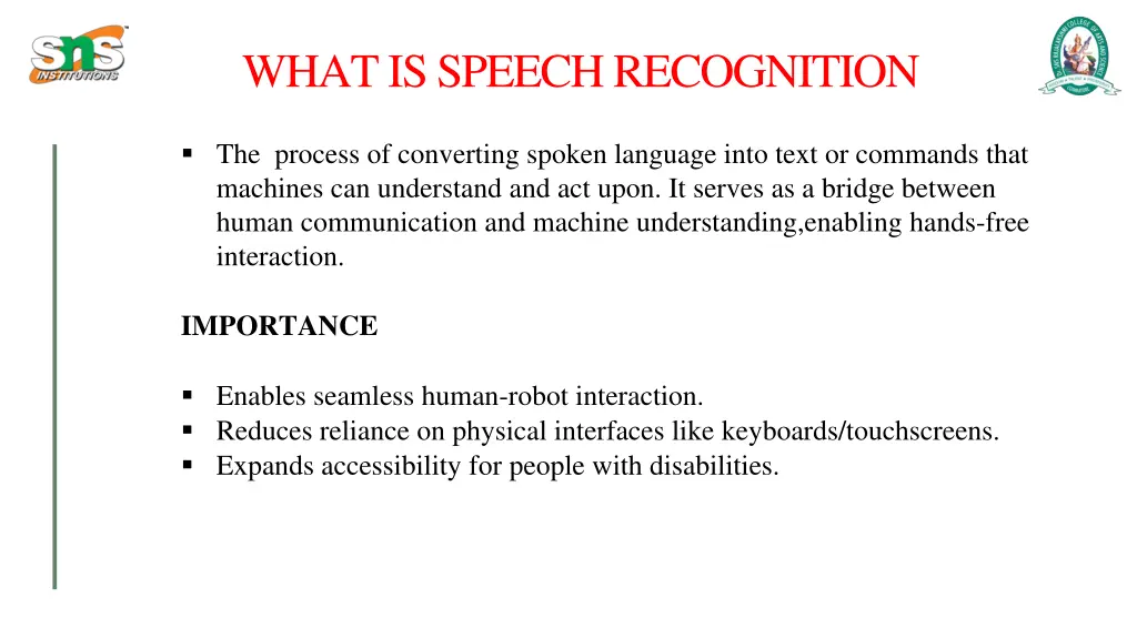 what isspeech recognition