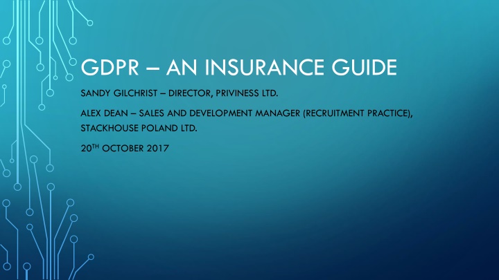 gdpr an insurance guide