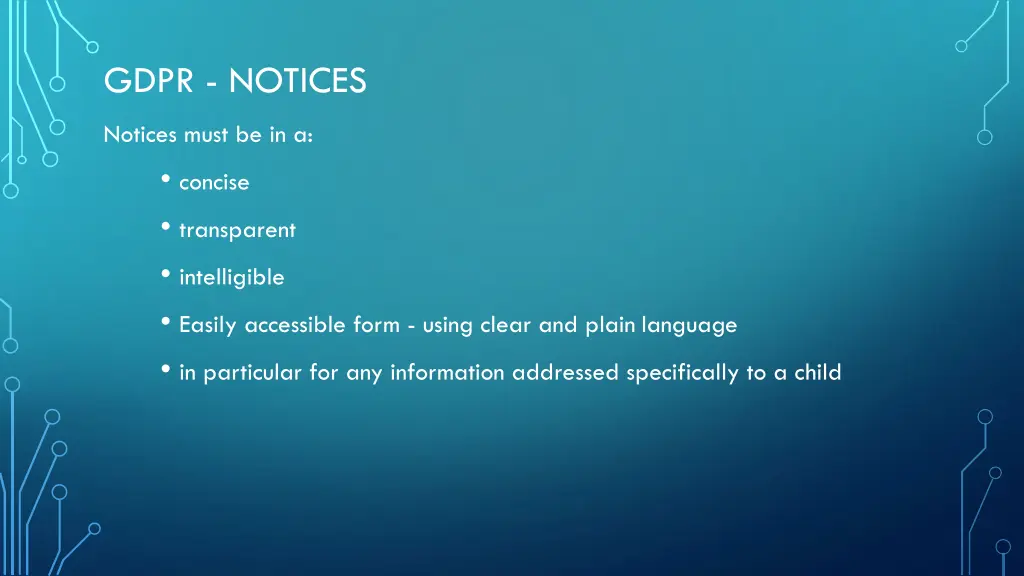 gdpr notices