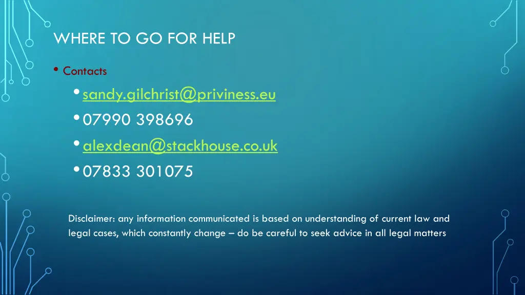 where to go for help