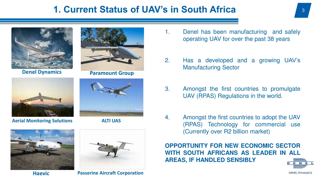 1 current status of uav s in south africa