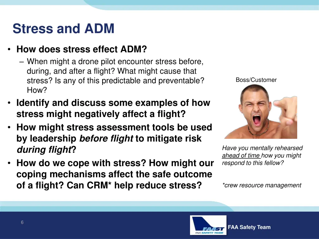 stress and adm