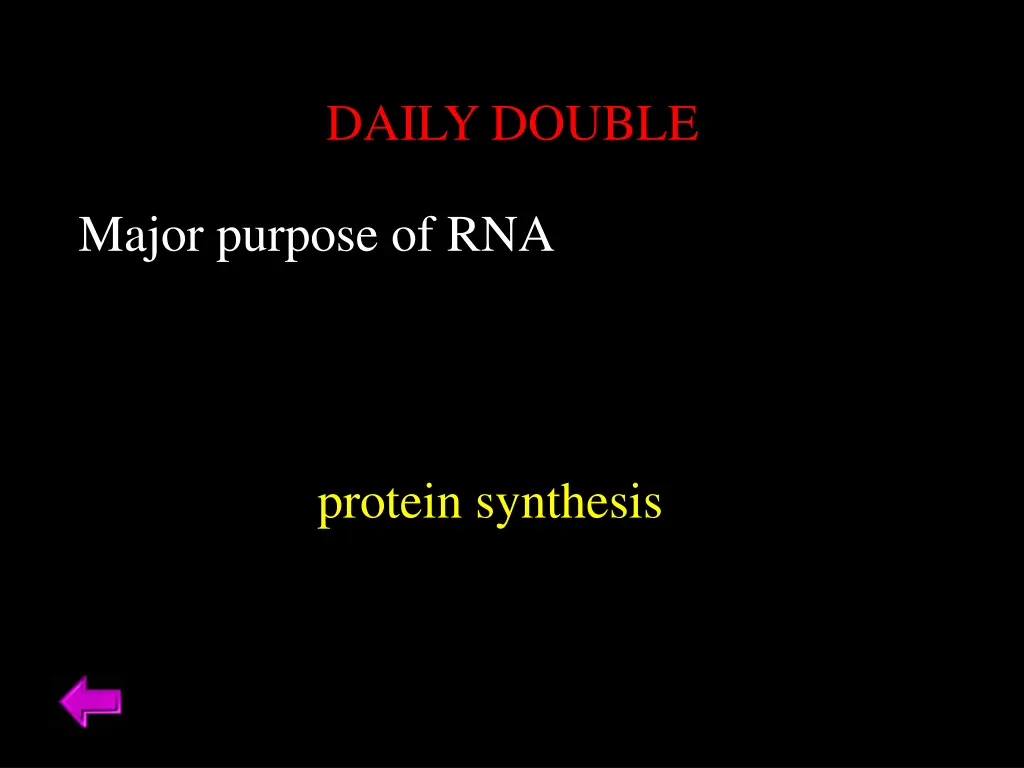 daily double