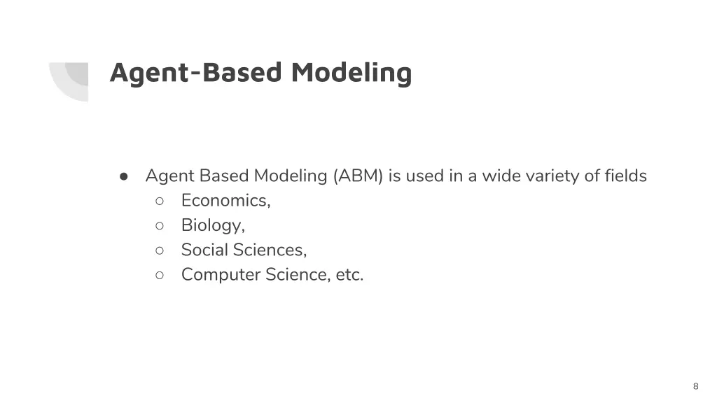 agent based modeling 1