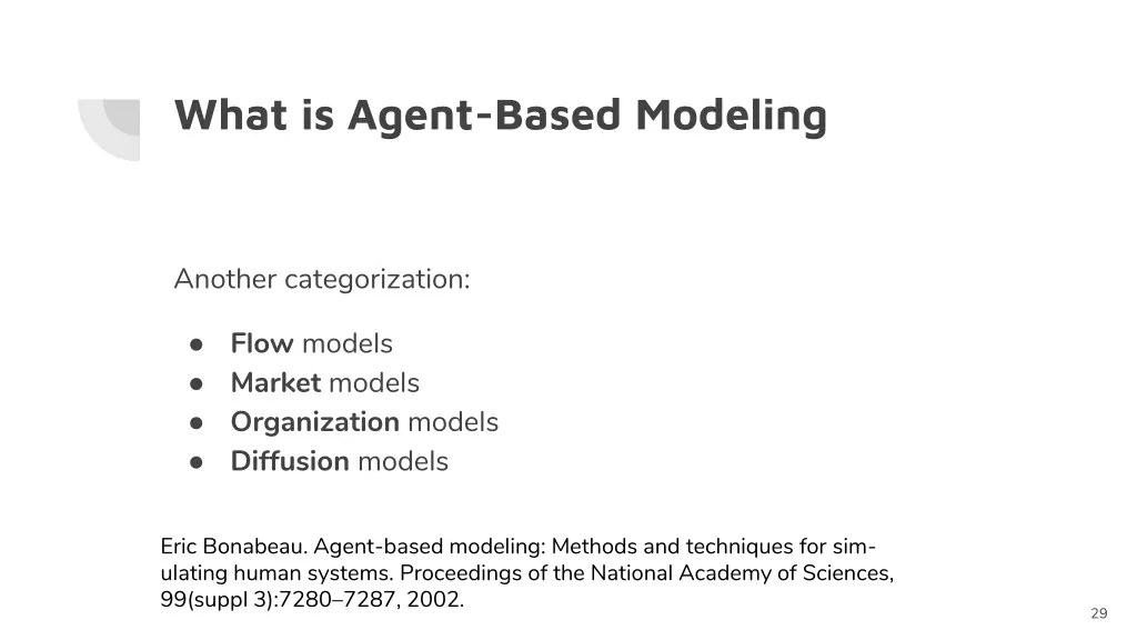 what is agent based modeling 2