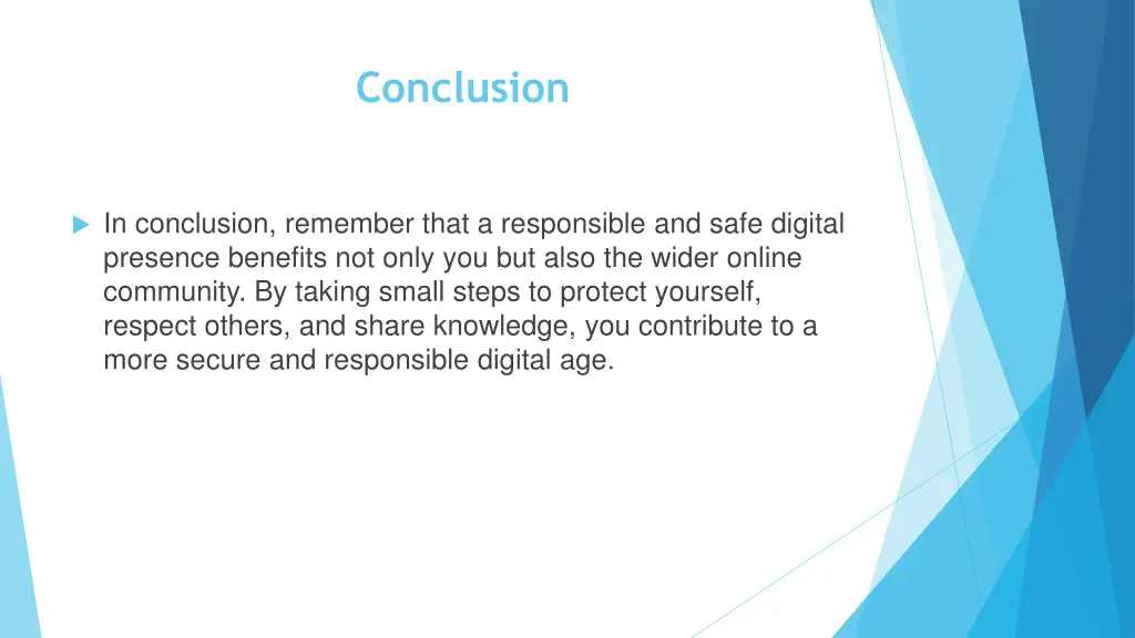 conclusion