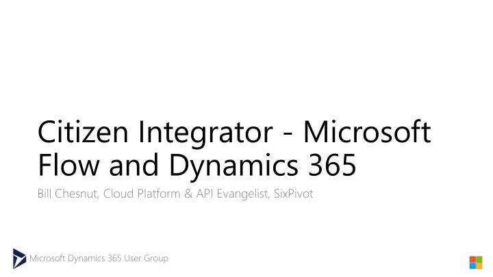 citizen integrator microsoft flow and dynamics