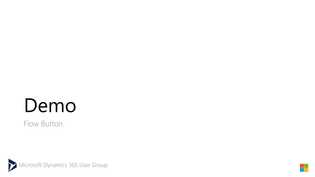 demo flow button