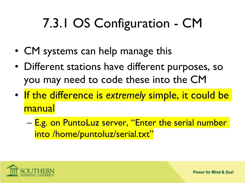 7 3 1 os configuration cm