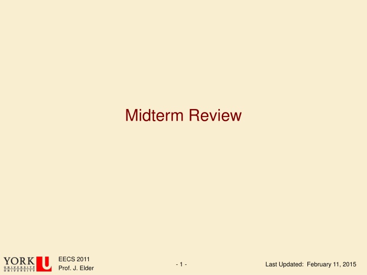 midterm review