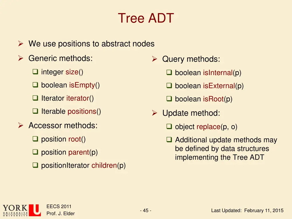 tree adt
