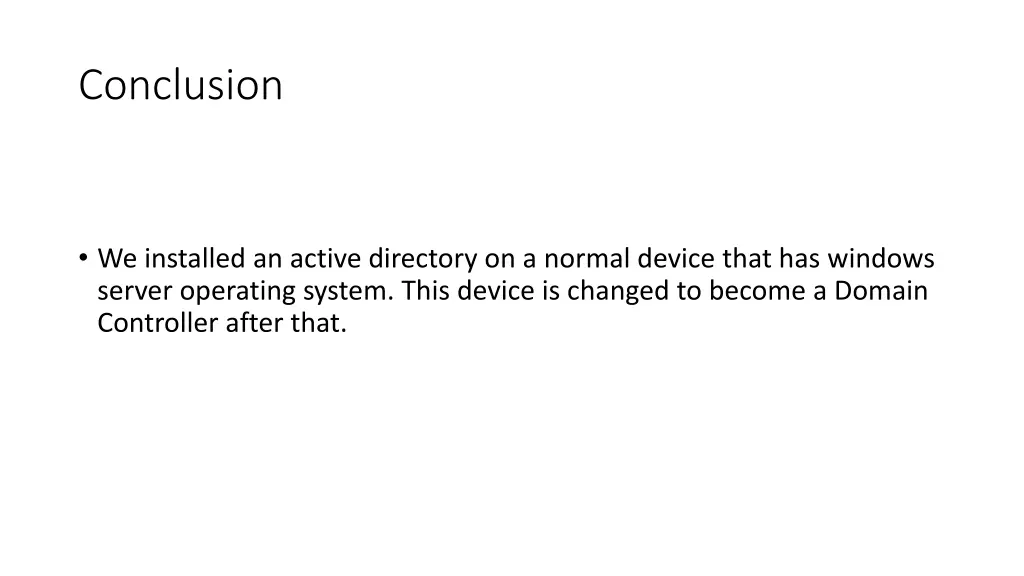 conclusion 1