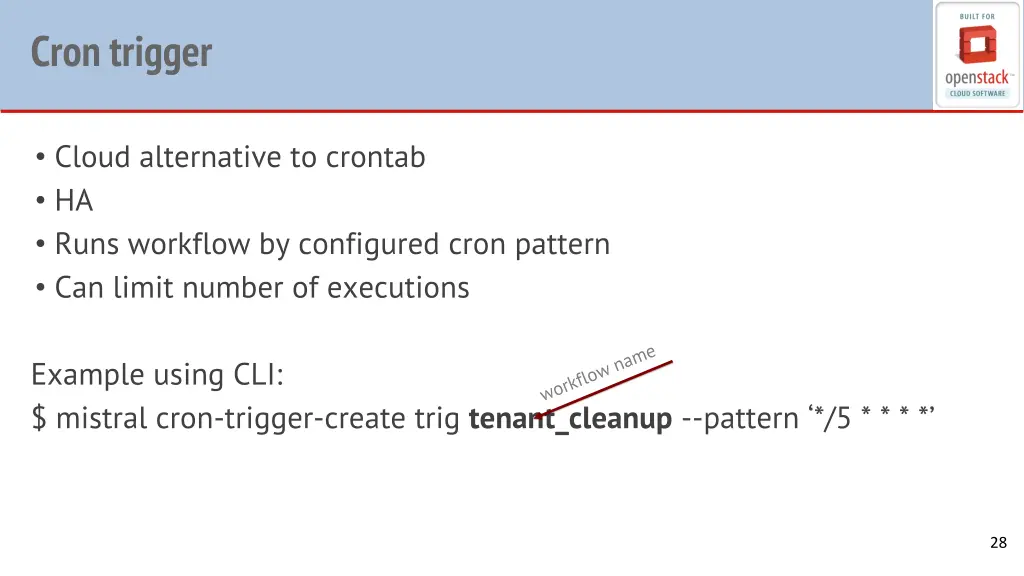 cron trigger