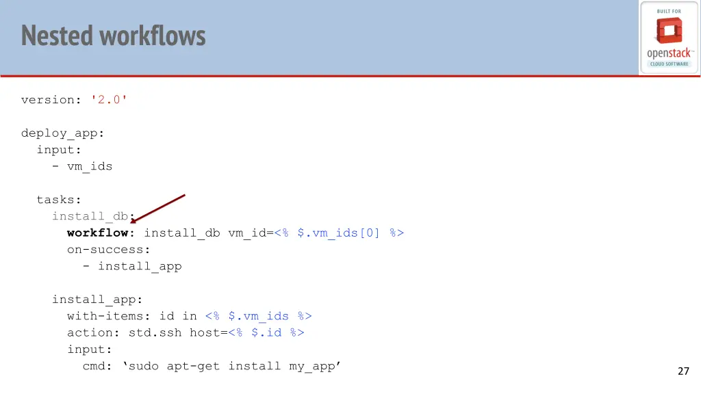 nested workflows