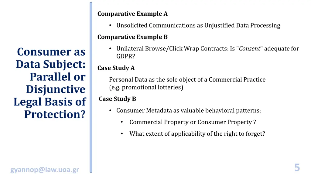 comparative example a