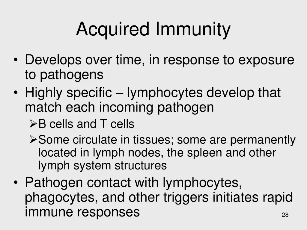 acquired immunity