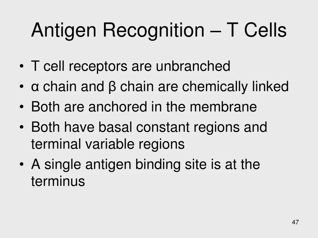 antigen recognition t cells