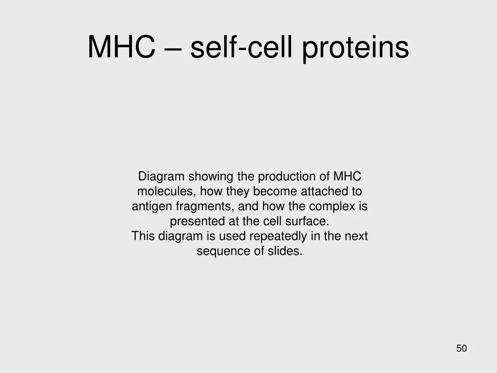 mhc self cell proteins