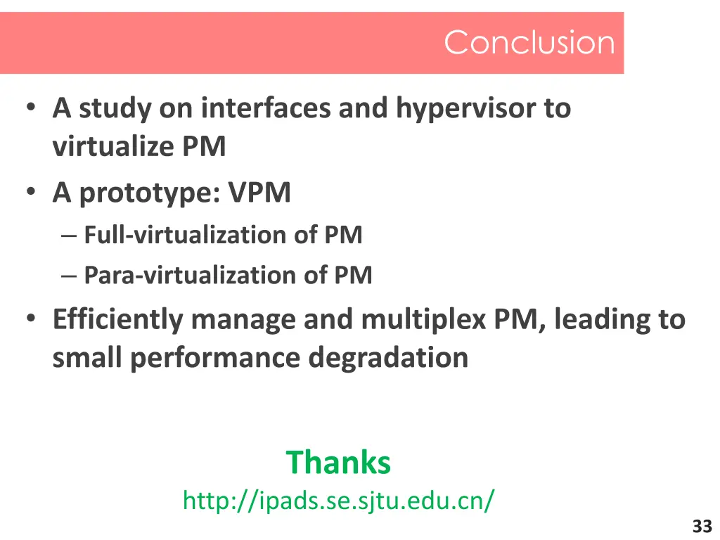 conclusion