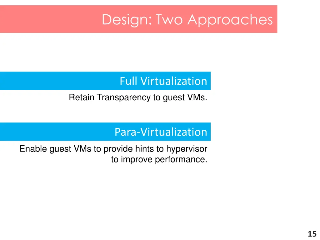 design two approaches 1