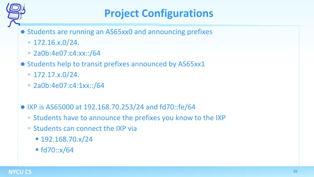 project configurations