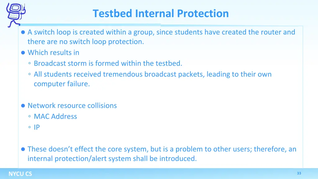 testbed internal protection