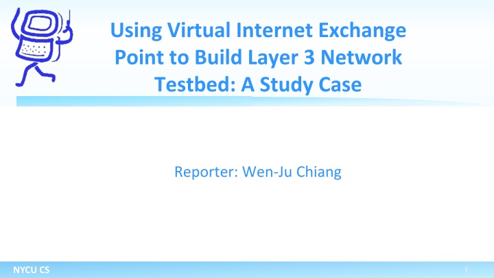 using virtual internet exchange point to build