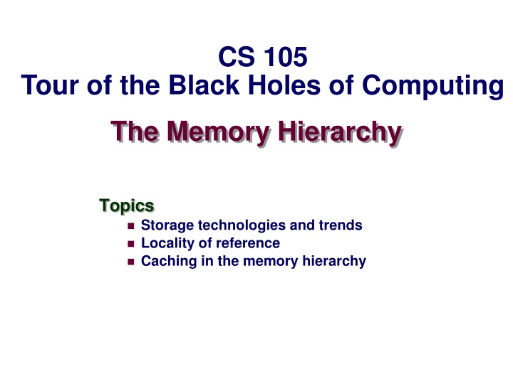 cs 105