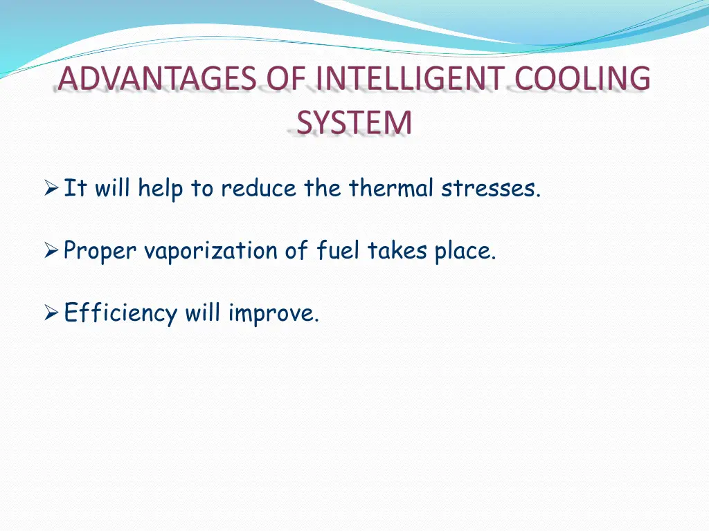 it will help to reduce the thermal stresses