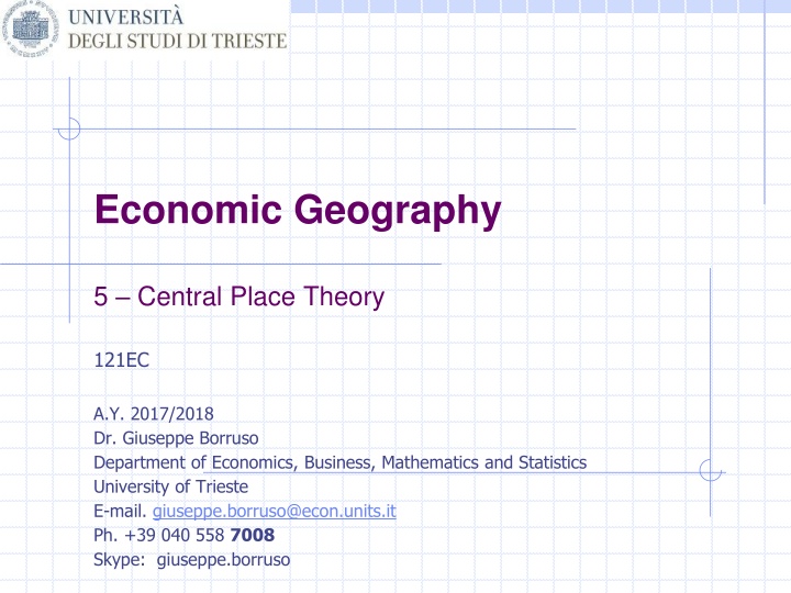 economic geography