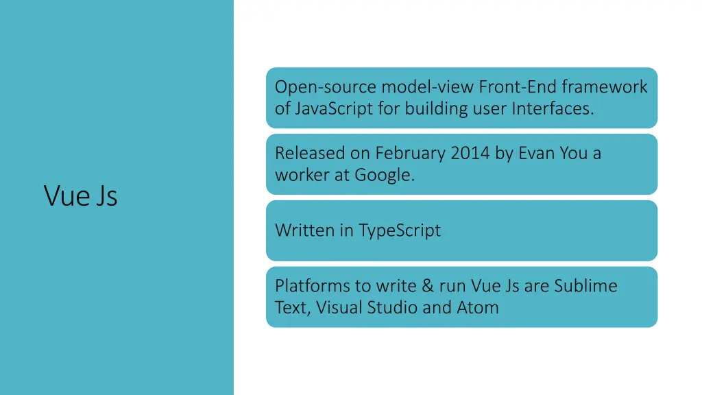 open source model view front end framework