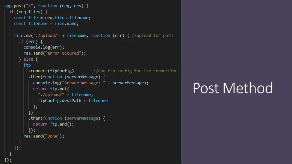 post method