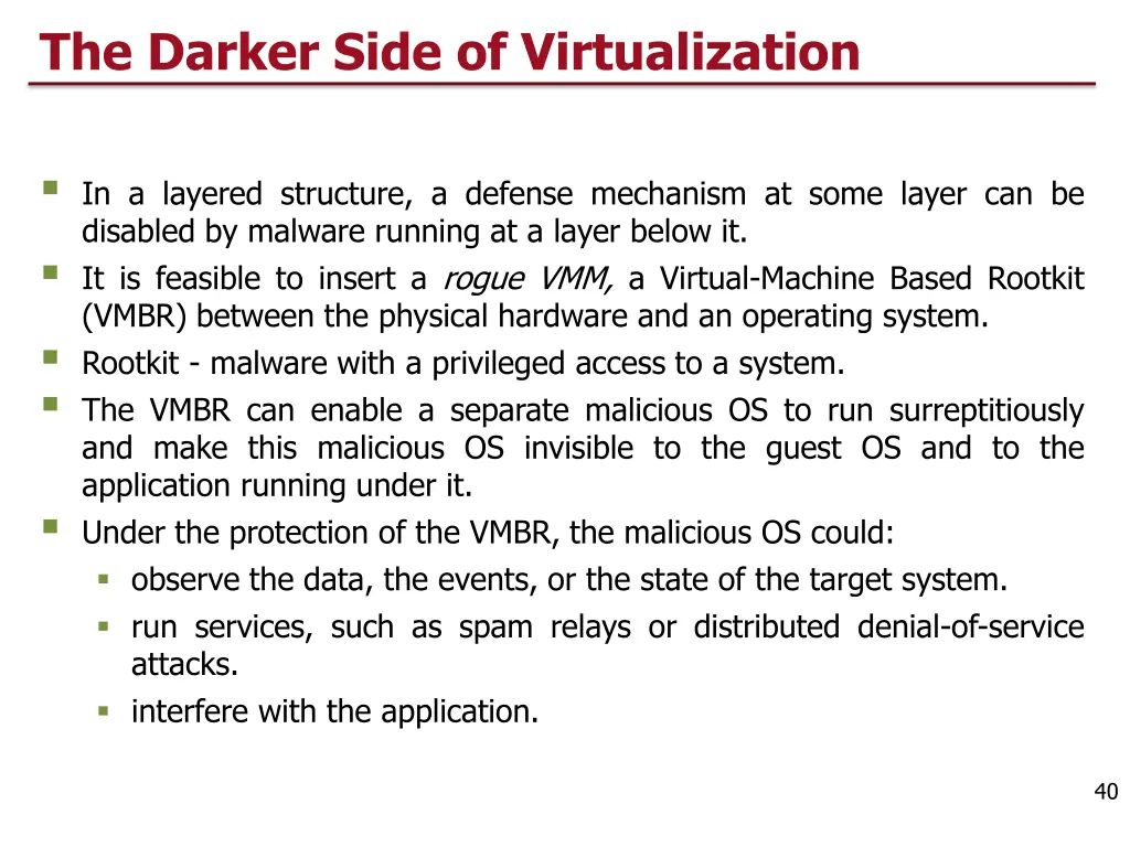 the darker side of virtualization