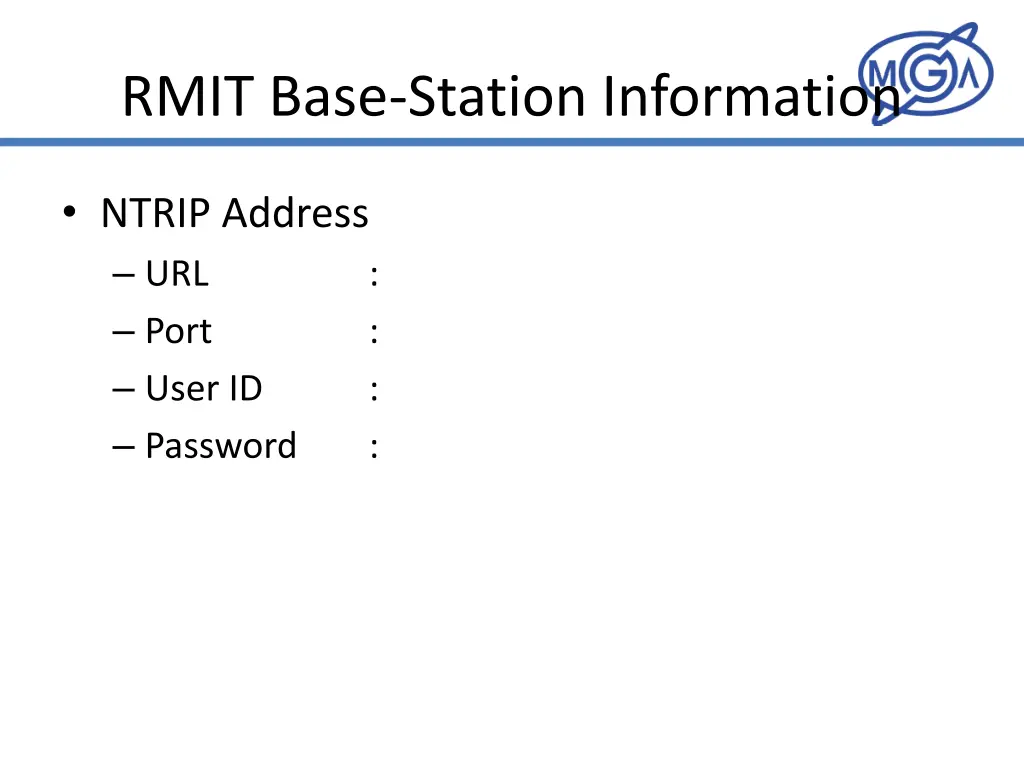 rmit base station information