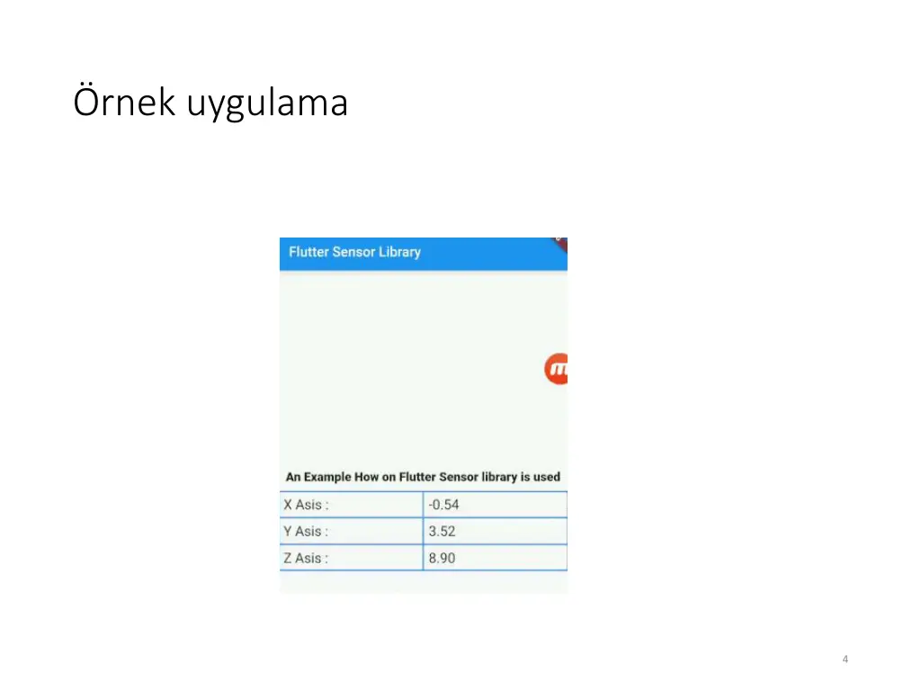 rnek uygulama