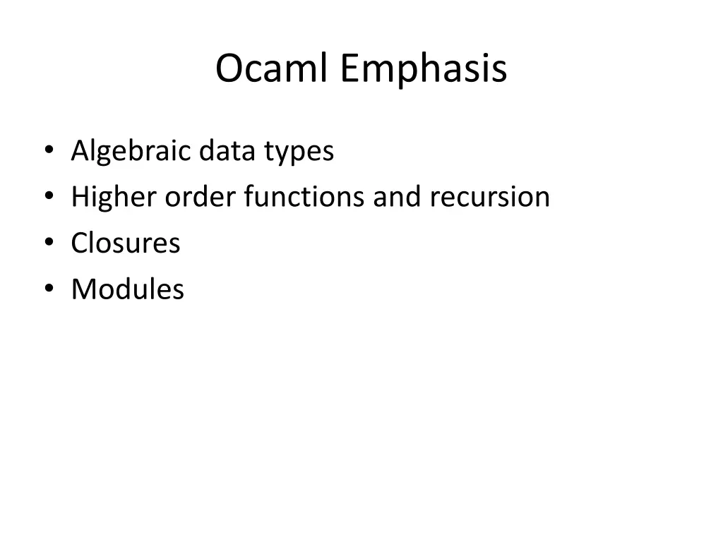 ocaml emphasis