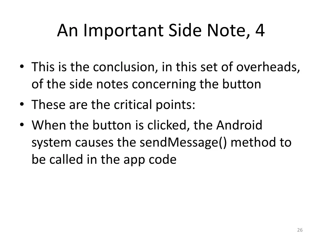 an important side note 4