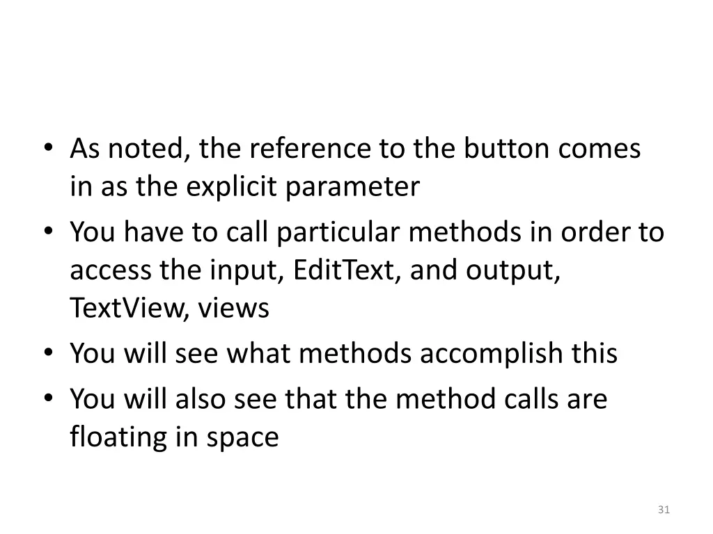 as noted the reference to the button comes