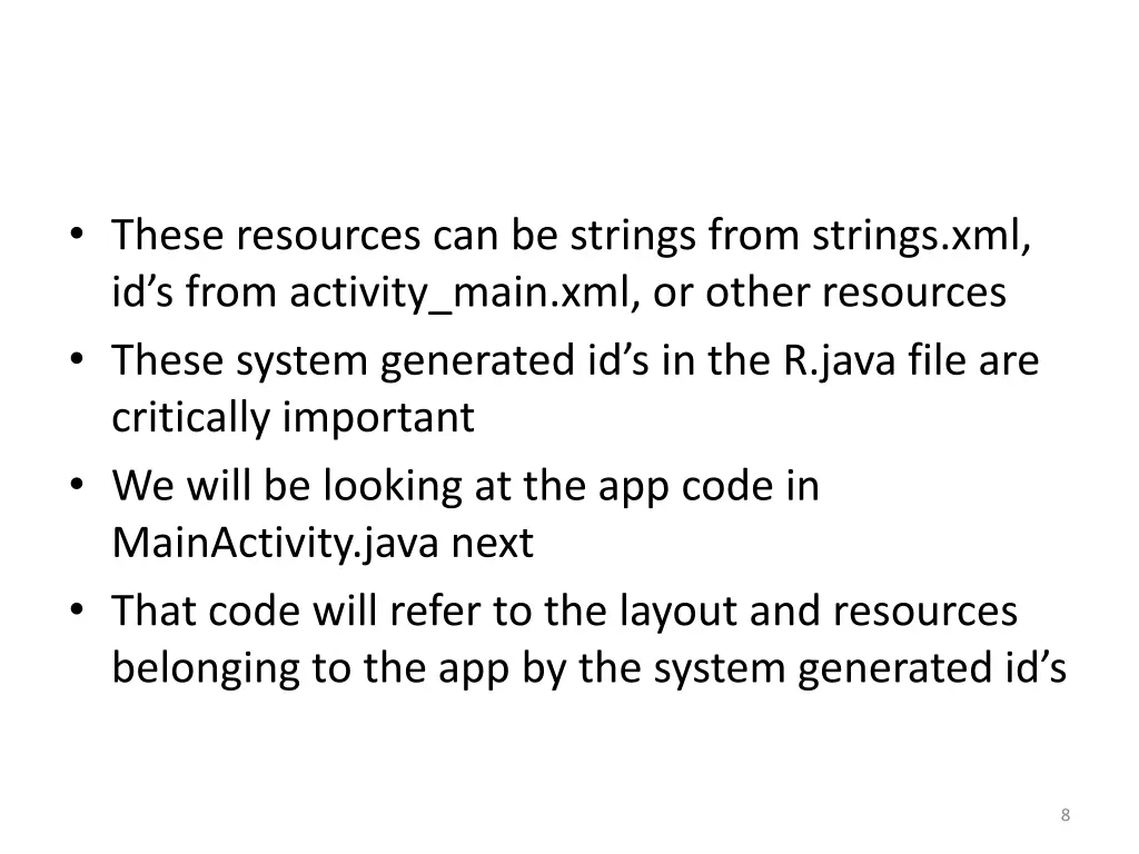 these resources can be strings from strings