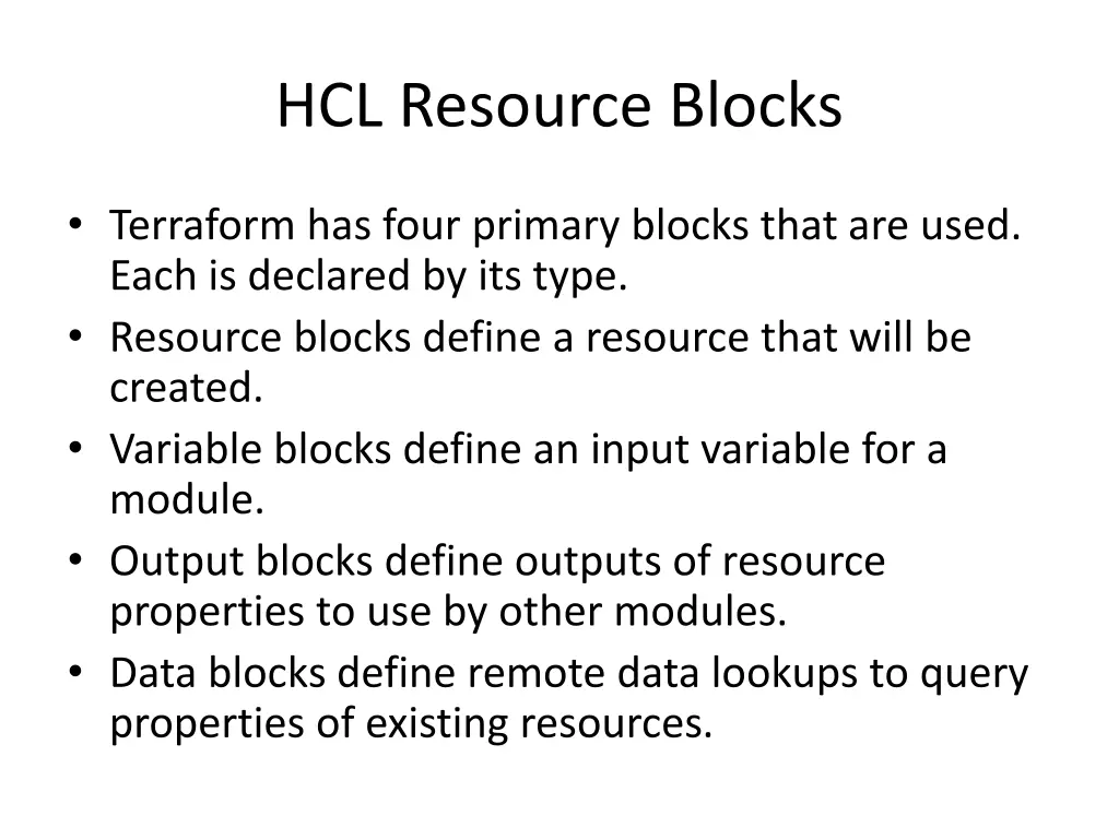 hcl resource blocks