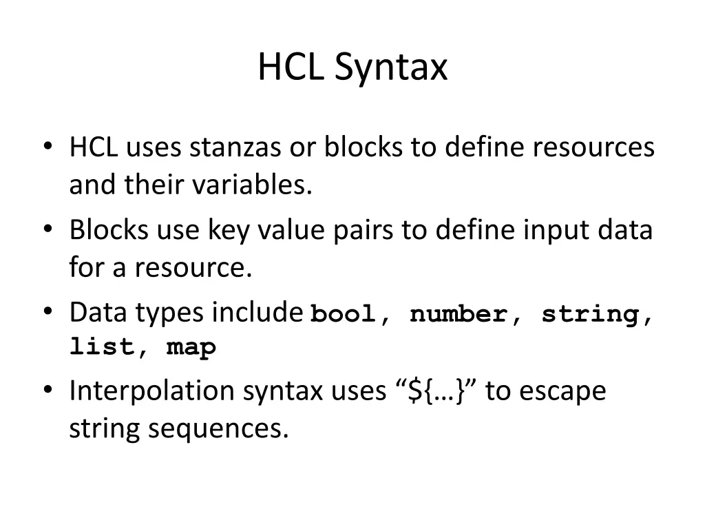hcl syntax