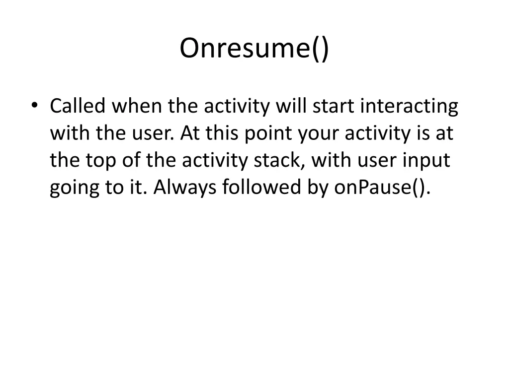onresume